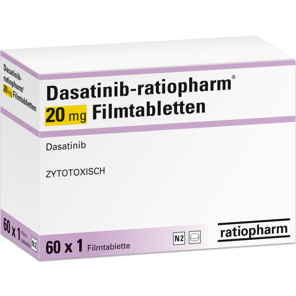 Dasatinib-ratiopharm® 20&nbsp;mg Filmtabletten